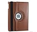 Neues Design Braun PU Leder 360 ° Drehbar Smart Ständer Folio Hülle für iPad Pro 12,9
