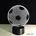 Produktbild GBT Optische Illusion 3D Beleuchtet Led 7 Farbe Fernbedienung Fußball / Fußball Nachtlicht Schreibtisch Tisch Licht Lampe