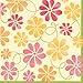 Produktbild 100 Stk. Party-Servietten 3-lagig, 33 x 33 cm bunt - Design "Summerwind"