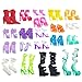 Produktbild ASIV 20 Paare Fashion Heels Sandalen Schuhe für Barbie-Puppen Spielzeug-Zubehör Zufällige Stil