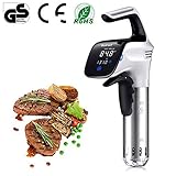 kuraidori precision cooker recipes ✪ NUEVA COCINA PARA MANTENER TODA LA VITAMINA EN LOS ALIMENTOS: Los alimentos se cocinan y se mantienen a una temperatura precisa, el agua se calienta en la olla, se cocinan carnes, pescados, verduras y se conserva el sabor, asegurando que la comida esté húmeda, jugosa y tierna El filete cocido pierde hasta un 40% de su volumen debido al secado,