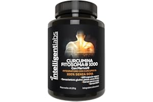 Intelligent Labs curcumina fitosoma Meriva 1000 mg | Integratore ad assorbimento avanzato con curcumina (con assorbimento migliorato del 2900% rispetto alla curcuma ordinaria) | 120 capsule vegetali