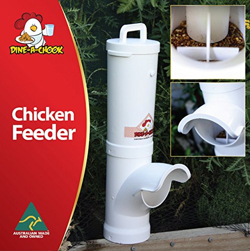 DINE A CHOOK Set 1x 3.5l Geflügel Futterautomat & 1x 4l Tränkautomat - 4