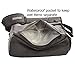UNISEX BABY CHANGING BAG that Dads love too! LARGE Deluxe MESSENGER style in Grey/Black. 11 pockets & FREE Nappy Changing Mat & Insulated Bottle Bag worth £25. Funky, cool designer look from Filberry. TOP ZIP for quick access. Perfect for Men, Boys, Twins, Toddlers.