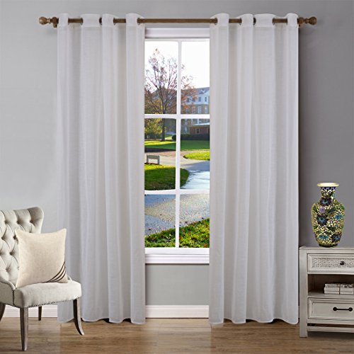 Preisvergleich Produktbild zhihong Bambus Doris einfarbig Voile Schiebevorhang