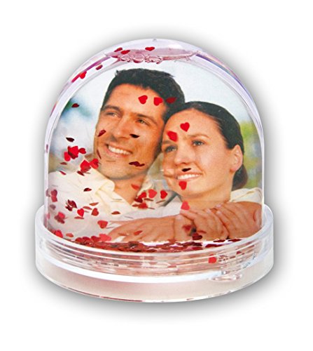 Zep S.r.l Bola de Nieve-Corazones, Acrílico, 7.5x8x8 cm