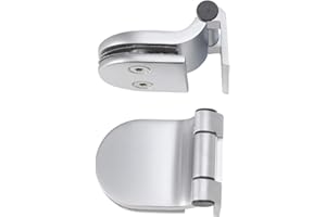 Infraworld 2X Türband für Saunatüren 2 Stück für 6 mm Glastür Chrom