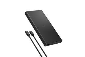 Spigen ArcPack 10000mAh Power Bank, PD3.0, Fast Charging, 22.5W Max Output, 2 Type-C Ports, 1 USB-A Port - (Aluminum, Black)
