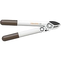 Fiskars Amboss-Getriebeastschere L32 für trockenes Holz und harte Zweige sowie Äste bis Ø 3,5 cm, Länge: 38,7 cm…