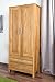 Produktbild Drehtürenschrank - Kleiderschrank Wooden Nature 129 Eiche massiv - 180 - 80 - 40 cm (H - B - T)