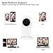 Ideanext Wireless 720P High Definition IP Network Video Monitoring Camera Security Surveillance Monitor Supports Microsd DVR Night Vision Record Video Two-way Audio, Motion Detection, Remote Internet Viewing for iPhone, iPad, Android Smartphone or PC (1501)