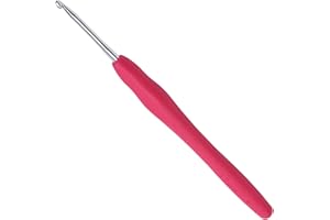 SUVSOON 3mm Crochet Hooks Crochet Knitting, Ergonomic Soft Handles Crochet Hooks for Arthritic Hands, Light and Comfortable Crochet Tool,Crochet Tool for Knitting Suitable for Beginners （3.0mm