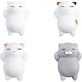 Yakiki Squishies Kawaii, Cat Squishy Mini Squishies Stress Mochi Squishy Toys Mochi Squishies Animals Cat Stress Mochi Animal Toys