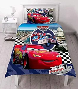 Riftree Velvet Kids Favourite Character Digital Print 1 Single bedsheet with 1 Pillow Cover (car)