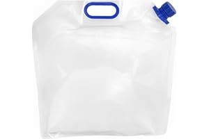 Rtinle Contenitori Pieghevoli per Acqua，10L Tanica dell'Acqua Trasportabile, Borsa Porta Acqua Pieghevole per AcquaAll'Aperto,Campeggio,Escursionismo,Picnic,Viaggi e Grigliate