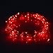 Produktbild ILOVEDIY 100er LED Draht Micro Lichterkette rot Batteriebetrieb 10M