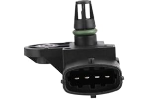 Qiilu Sensori di pressione dell'aria, Auto Sensori di pressione MAP sensore di temperatura dell'aria 8200375080 8200375977 per II Scenic II Laguna II 1.9 DCI