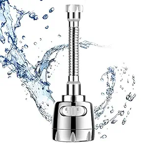 AC 2021 Tap Head Sink Faucet, 360 Degree Rotatable Tap Aerator Faucet Replacement Anti -Splash Tap Booster Shower,Kitchen Faucet Spray Head with Water Saving Spray Nozzle