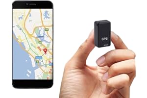 CACACOOK Localizador GPS para Coche, GPS Tracker, Mini Rastreador GPS Dispositivo Localizador GPS Magnético Grabadora de Voz para Vehículos, Coche, Niños, Ancianos