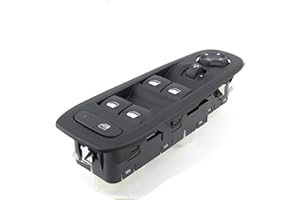 INXKED Commande Leve Vitre pour Peugeot 308 408 Commutateur De Lève-vitre Avant Gauche Bouton De Commutation De Commande De Fenêtre 98104592ZD Interrupteur lève vitre