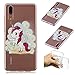 Produktbild Huawei P20 Hülle, YYX Huawei P20 Schutzhülle Ultra Dünn Kristall Klar Silikon Tasche Handyhülle Cartoon süß Buntes Muster IMD-Design Flexibel Weich TPU Transparent Gel Gummi Handytasche Anti-Kratzer Stoßfest Bumper Schutz Back Cover für Huawei P20 (5.8") - Einhorn