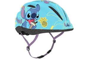 SEVEN POLSKA Stitch-Junior Casque de vélo pour enfant Taille S 48-52 cm env. 2-5,5 ans