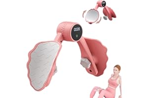 FOUVIN Oberschenkeltrainer Beckenbodentrainer für Frauen, Po Trainer Beintrainer für Damen Herren, Stärkeeinstellung mit DREI Gängen und Intelligenter Datenchip,Arm Rücken Trainingsgerät