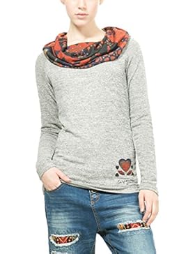 Desigual Damen Langarmshirt Ts_Gris