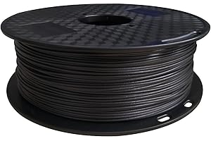 CC3D Filamento de fibra de carbono PETG para impresora 3D, filamento de fibra de carbono PETG negro, 1,75 mm, carrete de 1 kg, material de impresión 3D, PETG CF, negro