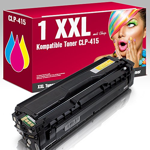 ms-point® 1x Kompatibler Toner für Samsung CLP415 CLP415N CLP415NW CLX4195FN CLX4195FW CLX4195N ersetzt CLT-Y504S Yellow Gelb