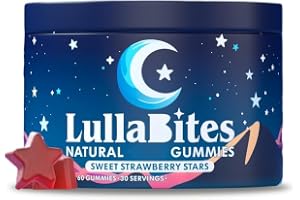 Naturliga sömngummi - Främjar Deep Restful Sleep - Sweet Strawberry | Gummies för vilsamma nätter - Främja ett lugnt sinne och somna snabbare