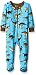 Hatley Baby Boys 0-24m Infant Footed Coverall Wild Dinos Footies, Multicoloured (Blue), 0-3 Months