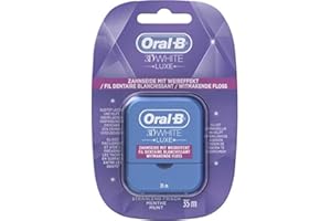 Oral-b oral b 3d white luxe nić dentystyczna z efektem bieli 3 x 35 m. Dla pięknych, białych zębów.