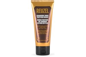 ‎REUZEL Reuzel Grooming Tonic Texture Cream, mittlerer Halt und Definition, Lockentextur und Glanz, Hitzeschutz für alle Haartypen, 3,38 oz / 100 ml