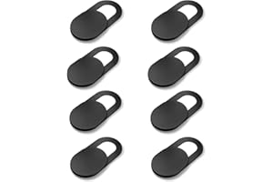 KONGMING Coperchio della webcam, diapositiva del coperchio della fotocamera, cursore della copertura della webcam per privacy, per smartphone, notebook, PC, computer, iPad (8 confezioni)