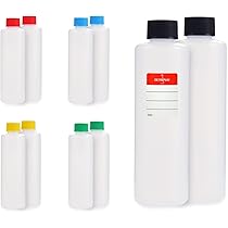 10 Bottiglie In Plastica HDPE 500 Ml Con Tappi - Bianche, Adatte Alimenti | Per Conservazione Liquidi - Foto 7