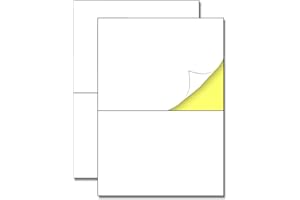 ‎TOWNSTIX 40 Blatt - Etiketten Selbstklebend Bedruckbar, Klebetiketten Versandetiketten Aufkleber A4 (210 x 148,5mm, A5)
