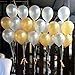 Produktbild BELLE VOUS Luftballons für Geburtstag 103-tlg. Dekorationen-Set 30,5cm Goldene u. Weiße Party Latexballons u. Folienballons Geburtstag, Kinderpartys, Babypartys, Abschluss- u. Hochzeitsfeiern - Dekorations-Zubehör