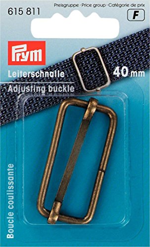 PRYM Anpassung Schnalle, Metall, antik Messing, 40 mm