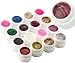 PROFESSIONAL 36 MIX COLORS DIY DESIGN NAIL TIPS NAL ART BUILDER UV GEL FULL SET