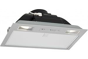 FABER INKA SMART C/33 LG A52 - Cappa Aspirante 52 cm Sottopensile da Cucina ad Incasso, Aspirante Esterna o in Ricircolo Filtro Cappe Faber F23 KIT C.A. Carboni Attivi