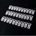 30 KAM Plastic Clips Mam Baby Pacifier Soother Holder Great Baby Gift T-shaped Plastic Badge Clips for making Dummy Clips Straps (Clear(30pcs))