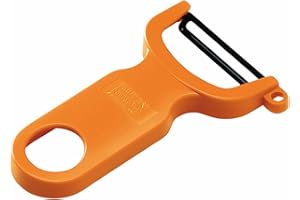 Kuhn Rikon Swiss Peeler, Plastic, Orange