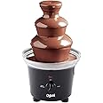 Opal Large Size Stainless Steel Chocolate Fountain 500ml 90w Fondue Set Electric 3-Tier Machine with Hot Melting Pot Base OCF17