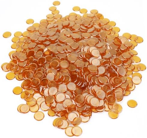 1000 Pack Orange Bingo Chips