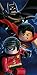 Produktbild Lego DC Badetuch, "Superhelden kämpfen" Motiv mit Batman, Superman und Robin, Baumwolle