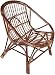A&E Brown Chair made of Rattan & Wicker