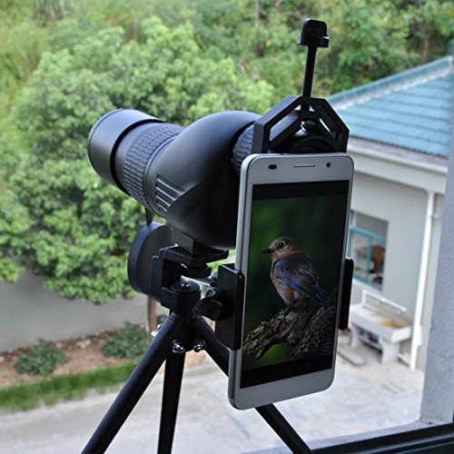 Vizzlema Adattatore Universale Smartphone Cellulare per Fucile Telescopio Cannocchiale Binocolo Microscopio 117g