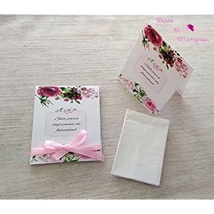 50 Stück Glücksträne für Hochzeiten, Hochzeitsgäste Taschentücher