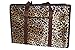 Produktbild Braun Tier Leopard Tupfen Aufdruck Silky Style Damen Einkauf über Nacht Wochenenden Reisetasche Handtasche - by Fat-catz-copy-catz
